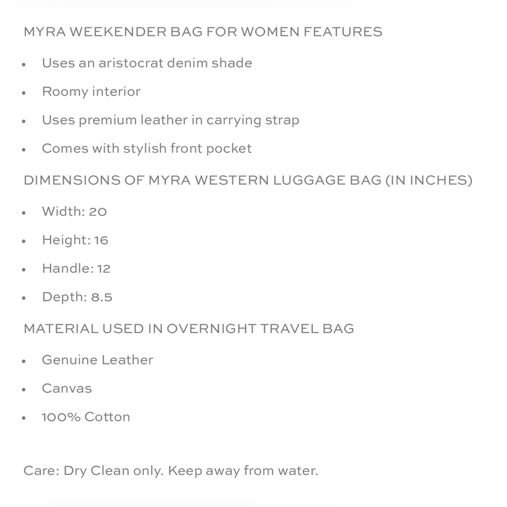 Myra Bag- Venture Weekender - Picture 9 of 9